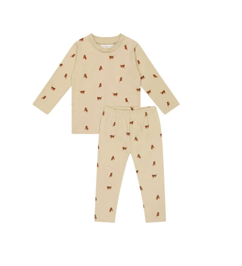 Organic Cotton Altas Pyjama Long Sleeve Set- Tommy Tigers
