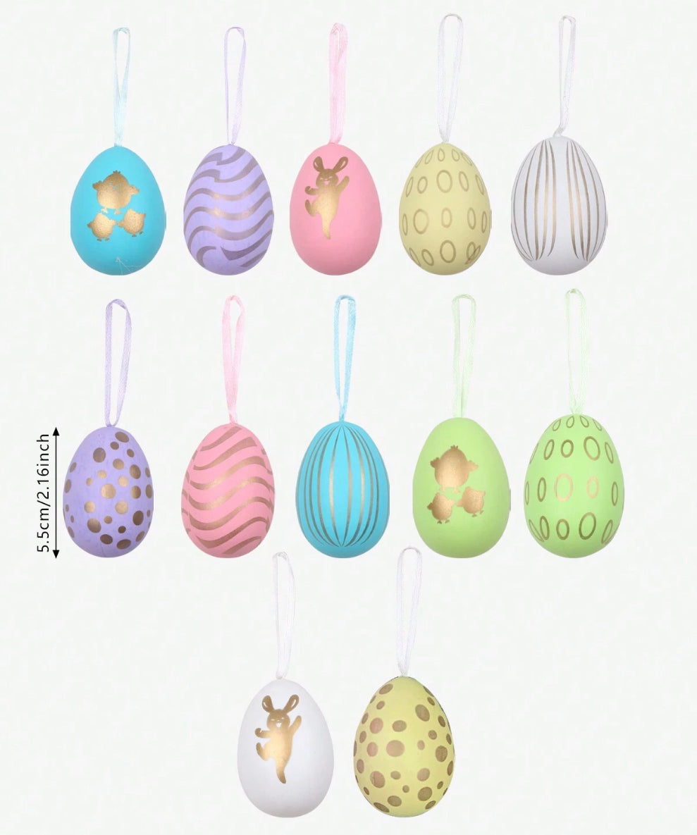 Colourful Egg ornaments