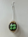 Handmade Easter egg nest ornament
