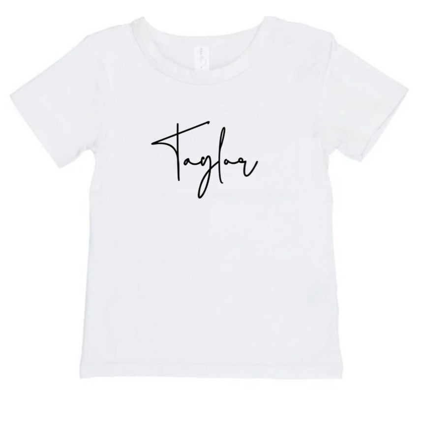 Personalised Tee - White