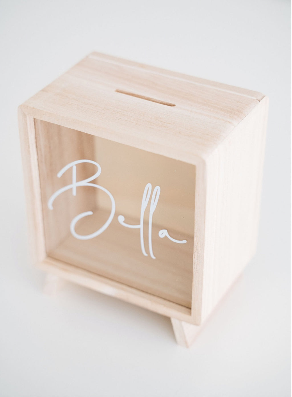Personalised Wooden Money Box
