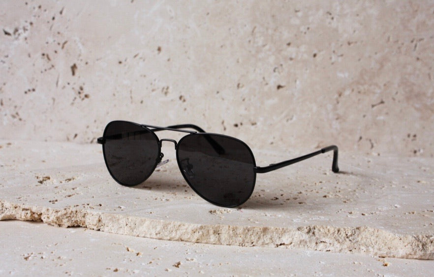 Flynn Black Sunglasses