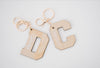 Personalised Wooden Bag Tag - Plain Font