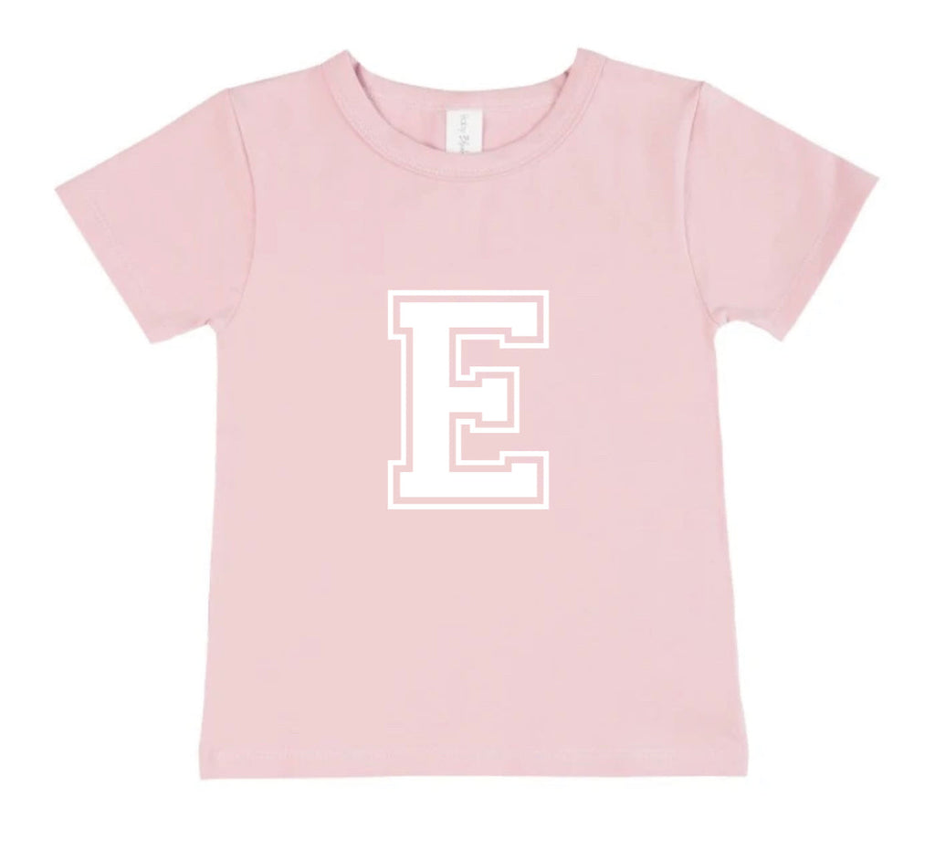 Personalised Tee - Blush Pink