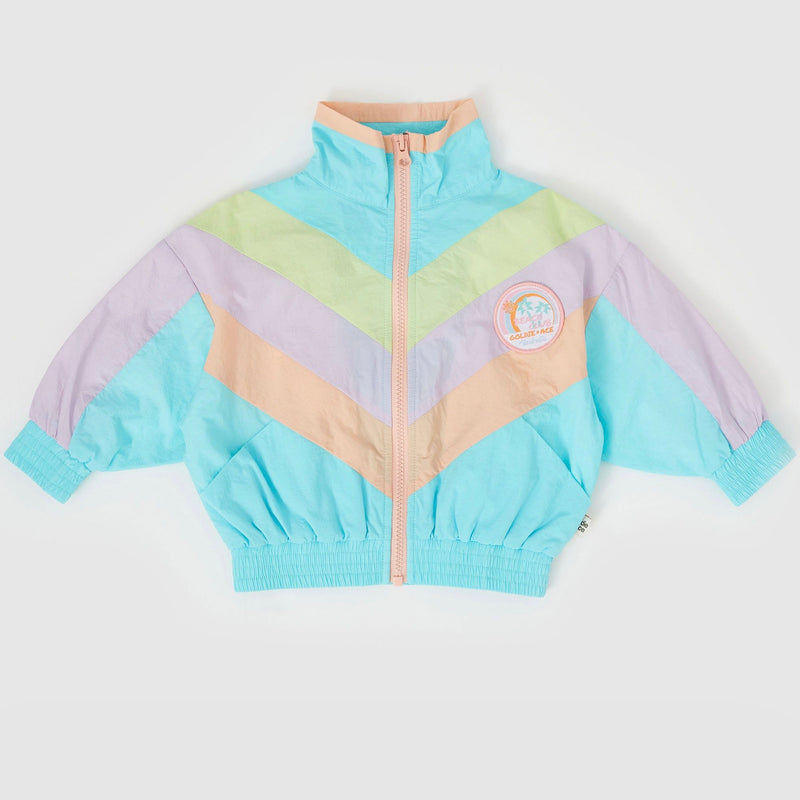 Retro Lightweight Spray Jacket - Lagoon