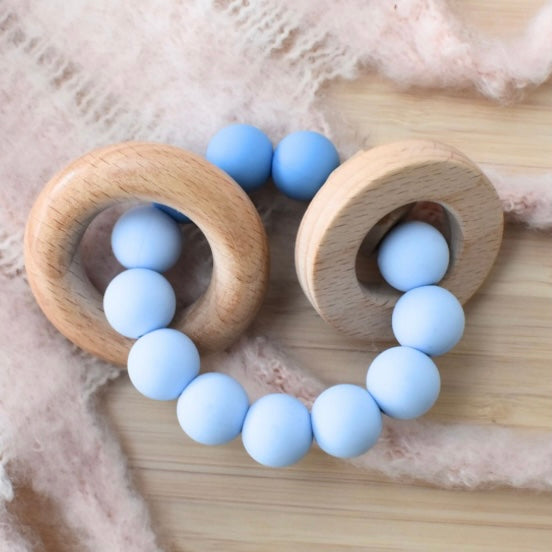 Wooden Silicone Teether