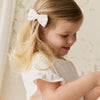 Organic Cotton Noelle 2pk Bow - Victoria Blush