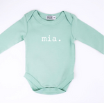 Personalised Name Long Sleeve Onesie