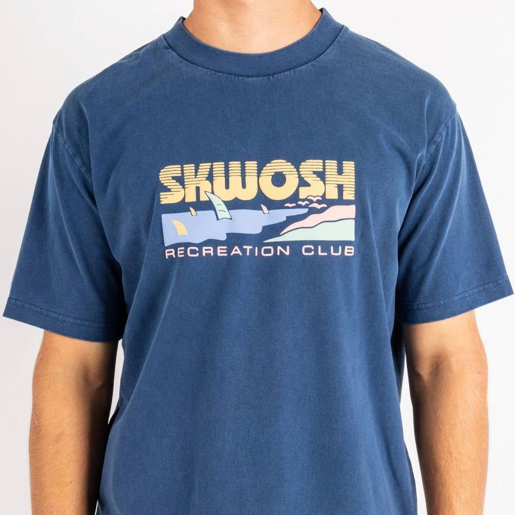 Rising Fun Regular Tee in Navy