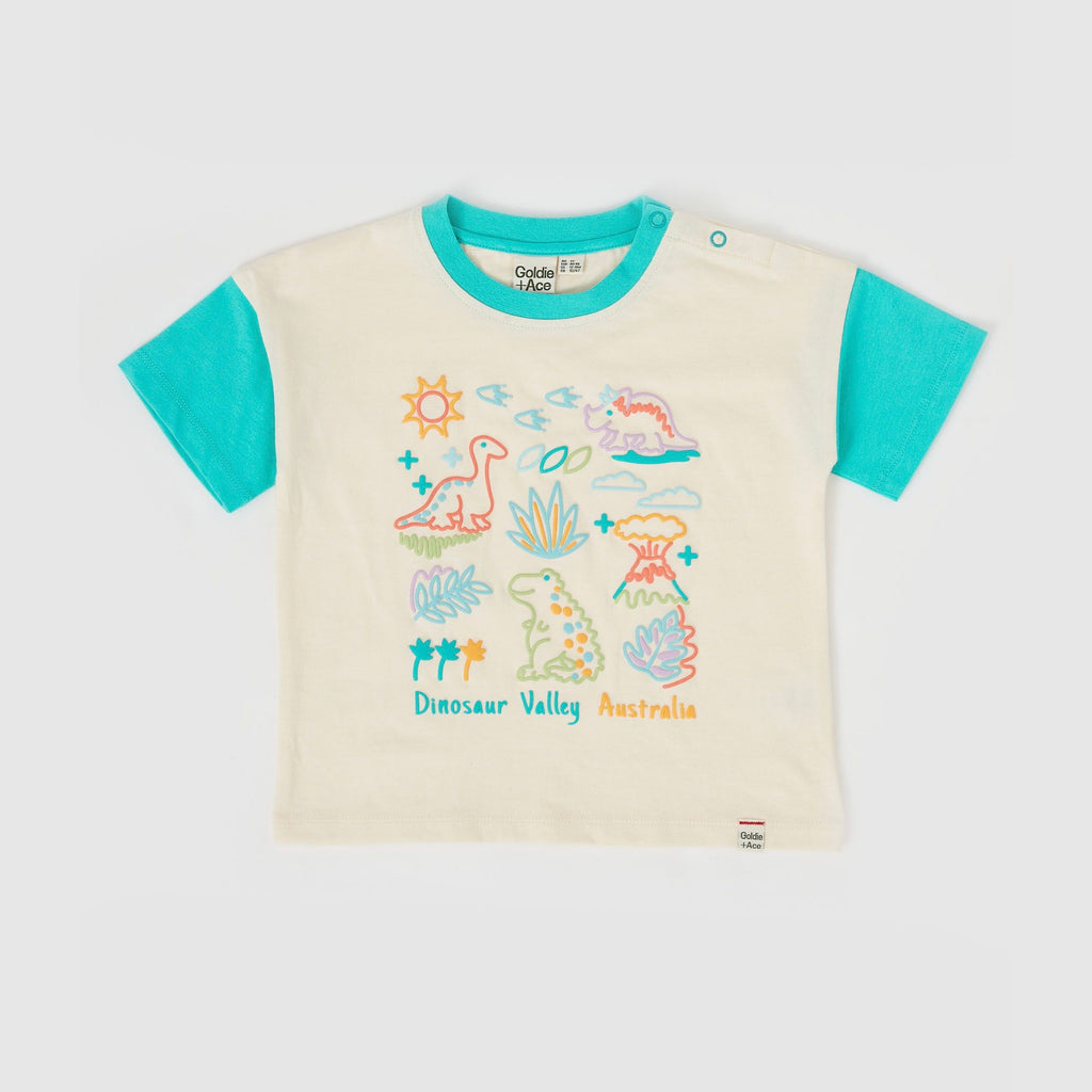 Dinosaur Valley Puff Print T-Shirt