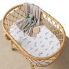 Turtle Organic Bassinet Sheet / Change Pad