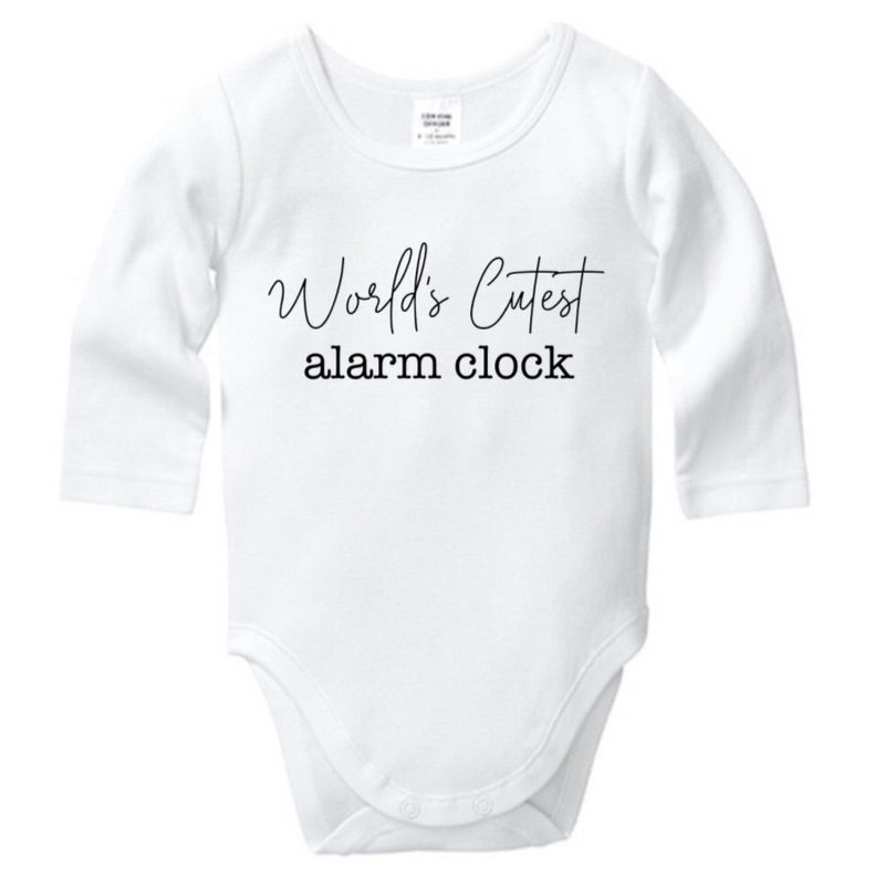 World’s Cutest Alarm Clock Onesie