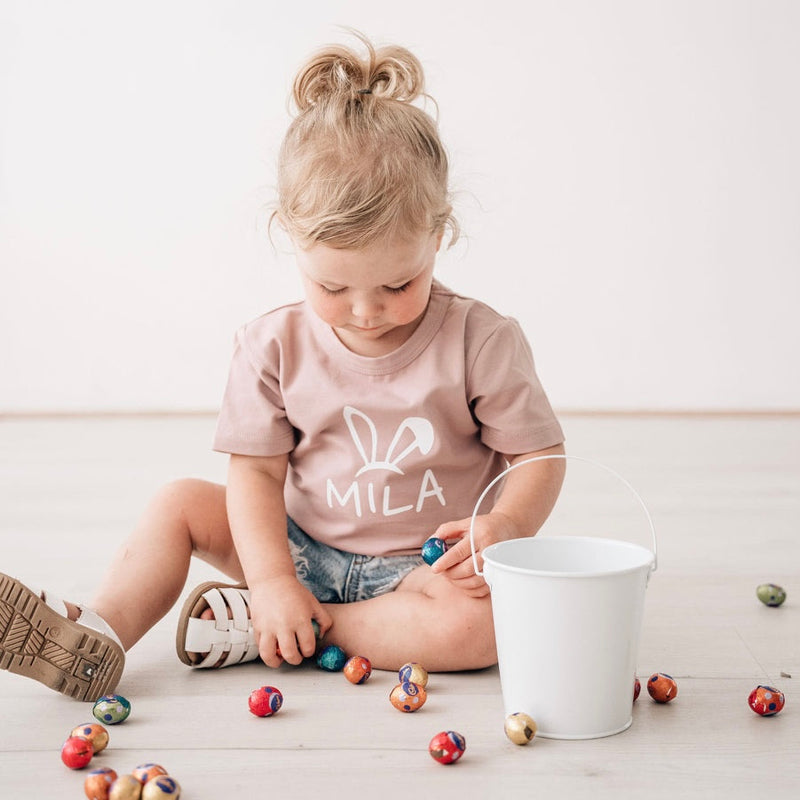 Personalised Bunny Name Tees (size 6-12)