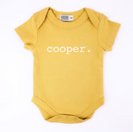 Personalised Name Short Sleeve Onesie