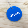 Personalised Circle Bag Tag