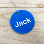 Personalised Circle Bag Tag