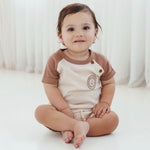 Lion Embroidered Raglan tee