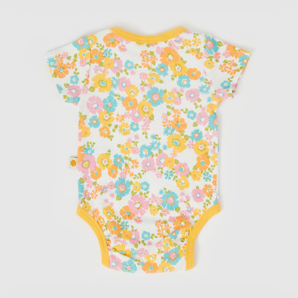 Flower Child Short Sleeve Bodysuit