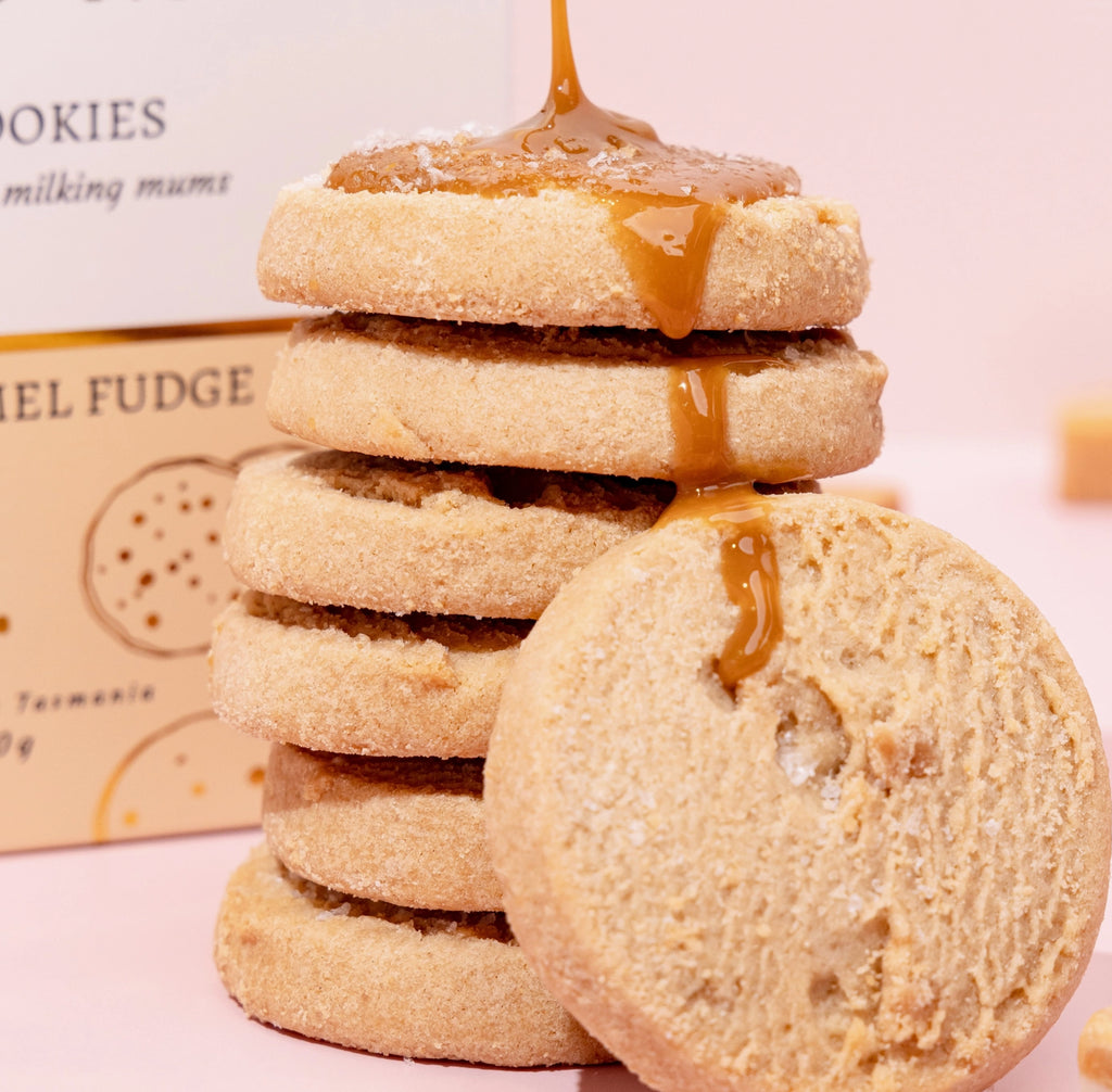 Salted Carmamel Fudge Lactation Cookie