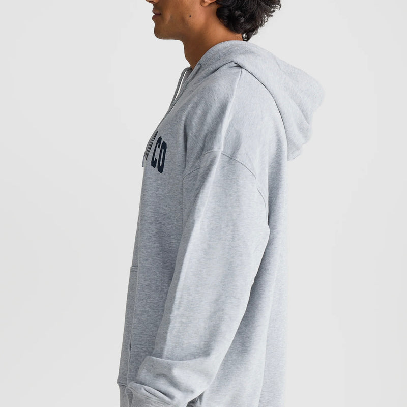 Collage Logo Hoodie Grey Marle