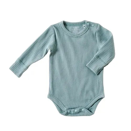 Basics Long Sleeve Body Suit - Sage