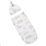 Duck Pond Swaddle Sack and Beanie Set