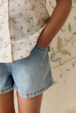 Reid Denim Short - Antique Blue