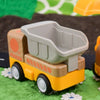 Wooden Friction Dump Truck with Sound and Light