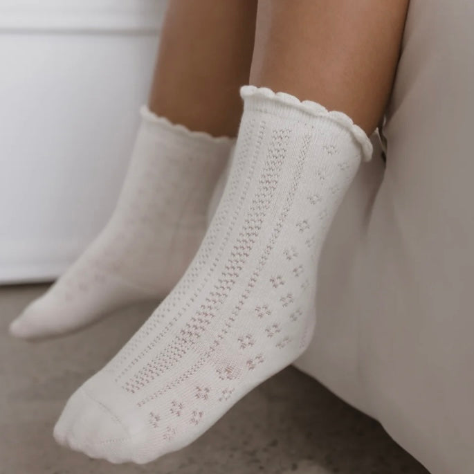 SOCKS | LACE | MILK - By Ziggy Lou