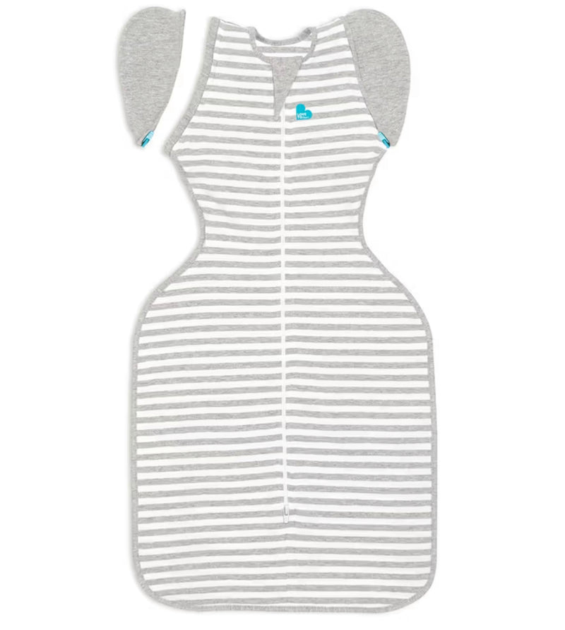 Love To Dream Swaddle Up Transition Original 1.0 Tog Grey Stripe