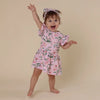 Pink Wattle Short Sleeve Organic Dress