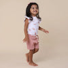 Butterfly Short Sleeve Organic Bodysuit with Frill