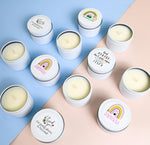 Mini Tin Teacher Candles