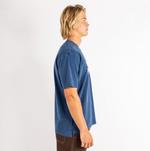 Rising Fun Regular Tee in Navy
