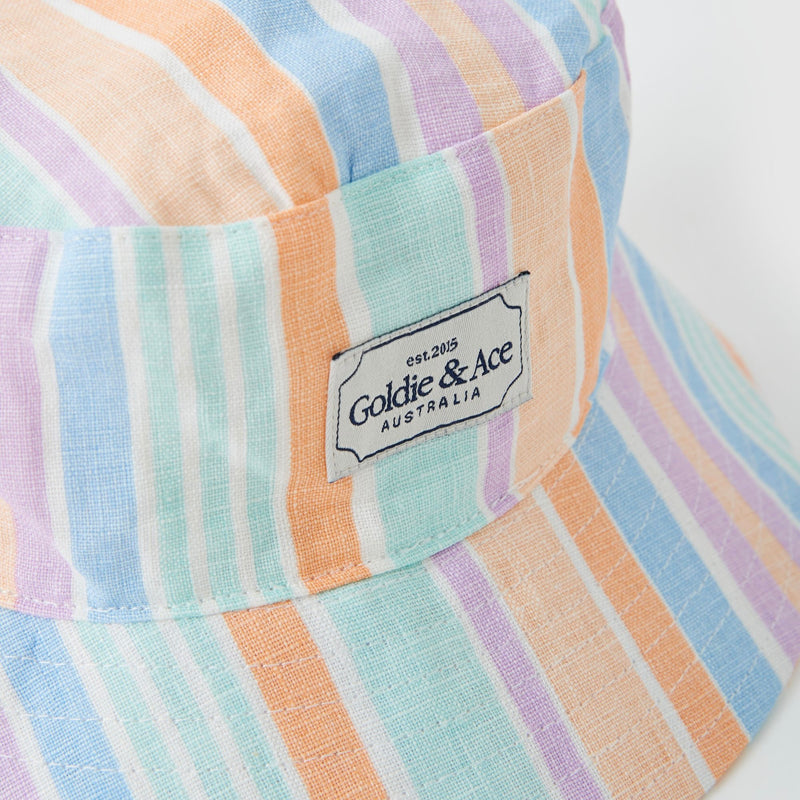 Goldie Linen Bucket Hat