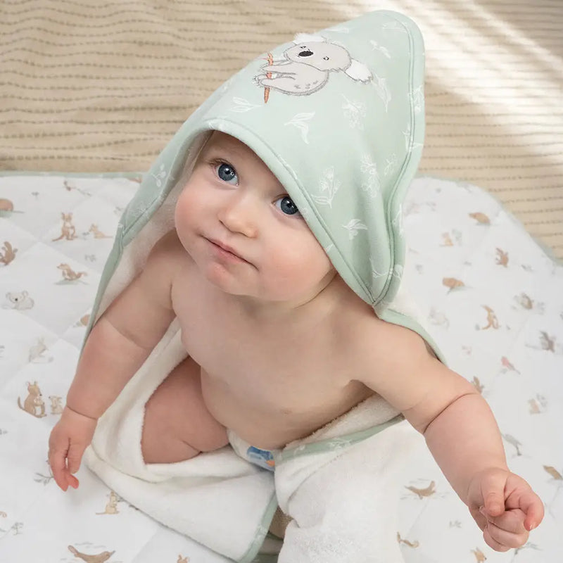Organic Hooded Towel - Australiana