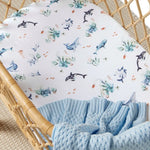 Ocean Organic Bassinet Sheet / Change Pad Cover