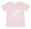 Personalised Bunny Name Tees (size 6-12)