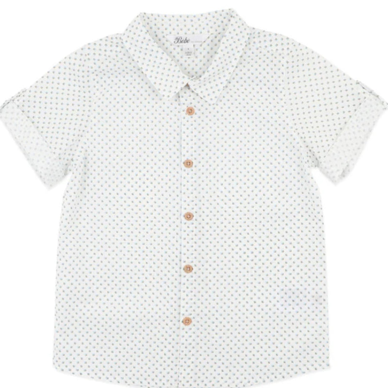 Roman Geo Print Short Sleeve Shirt