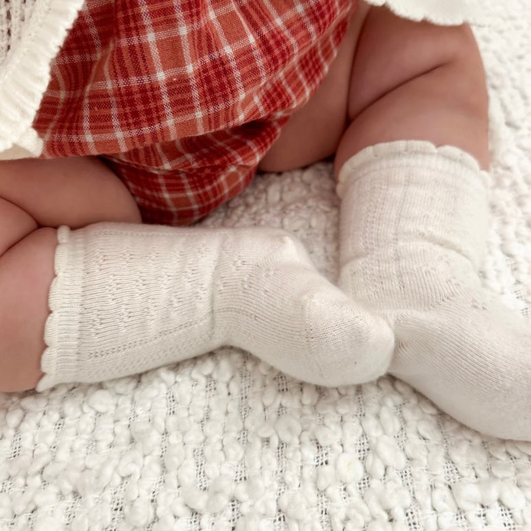 SOCKS | LACE | MILK - By Ziggy Lou
