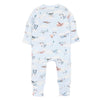 Harlan Print Long Sleeve ZipSuit