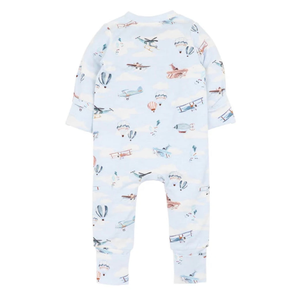 Harlan Print Long Sleeve ZipSuit