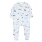 Harlan Print Long Sleeve ZipSuit