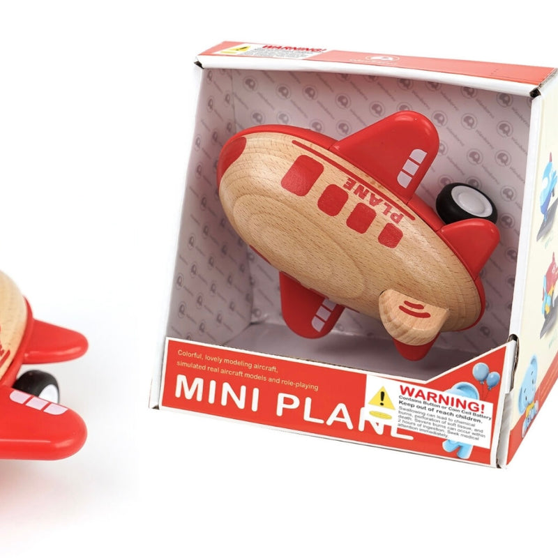 Wooden Racer Plane Airplane with Sound