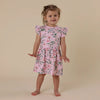Pink Wattle Short Sleeve Organic Dress