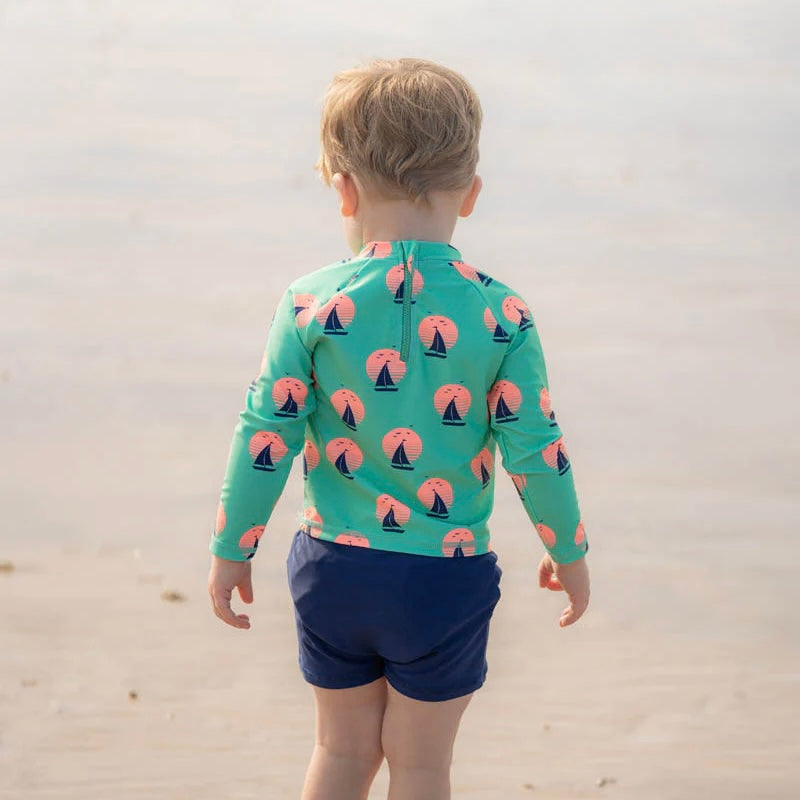 Jarvis Green Long Sleeve Rashie & trunk Set