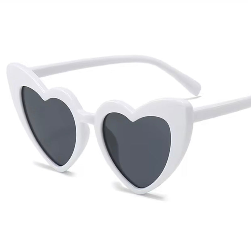 White Heart Sunglasses