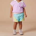 Retro Lightweight Sporty Shorts - Lagoon