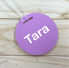 Personalised Circle Bag Tag
