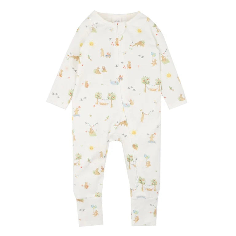 Bea Organic Long Sleeve ZipSuit